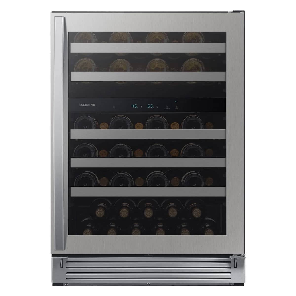 Samsung 51-Bottle Dual Zone Wine Cooler (RW51TS338SR)