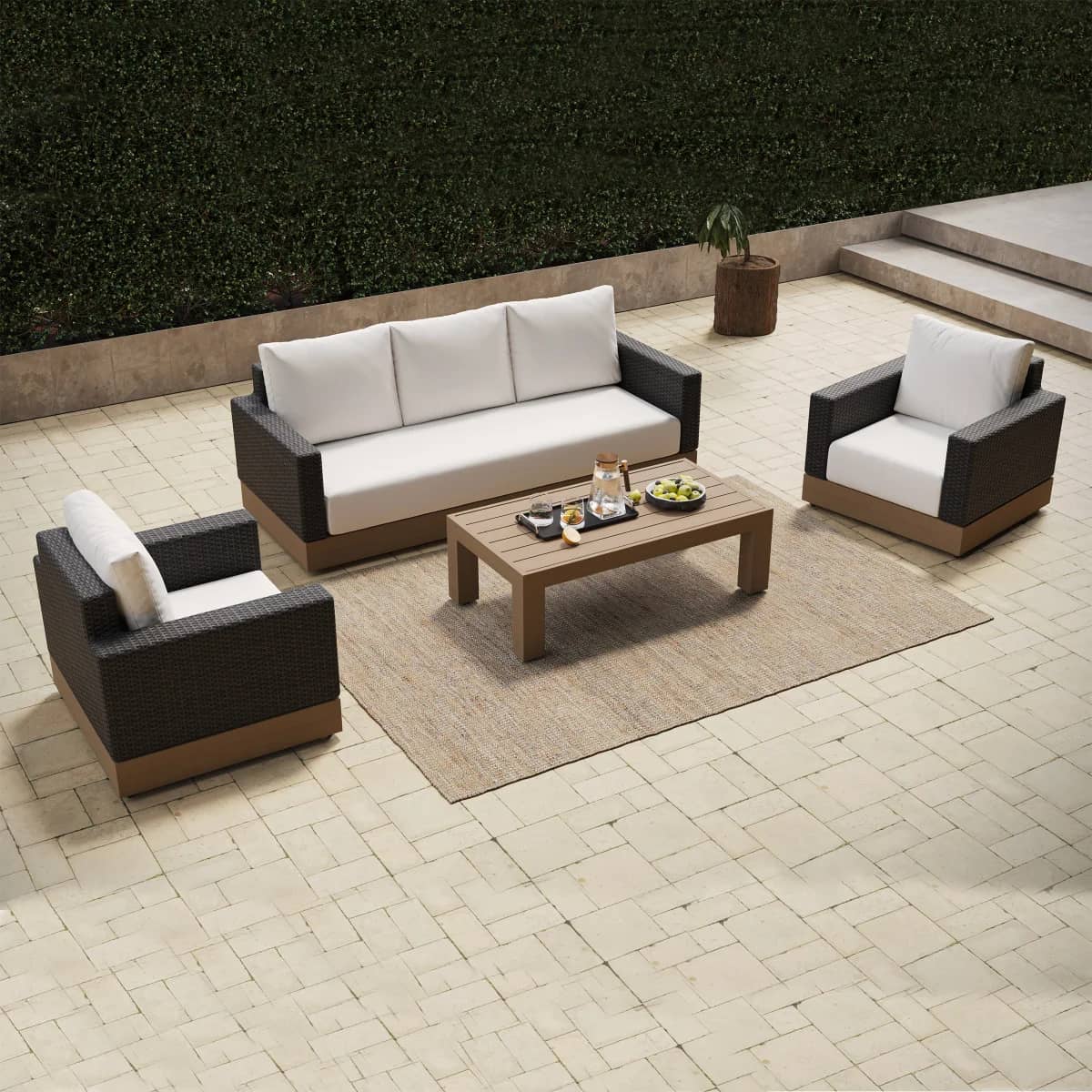 OTTA Outdoor Laurel 4-piece Outdoor Patio Seating Set