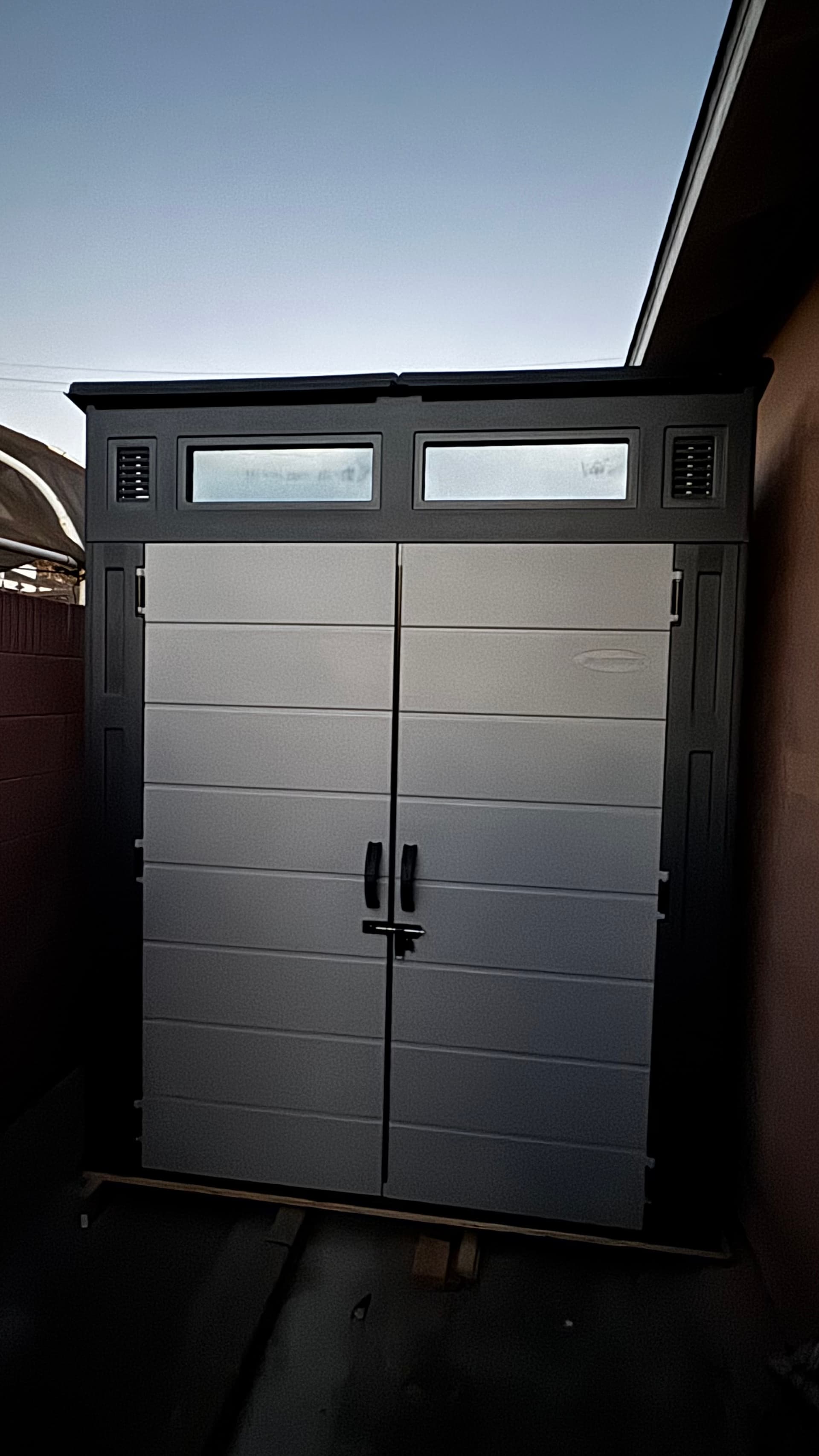 6'x5' Shed — Challenging Install
