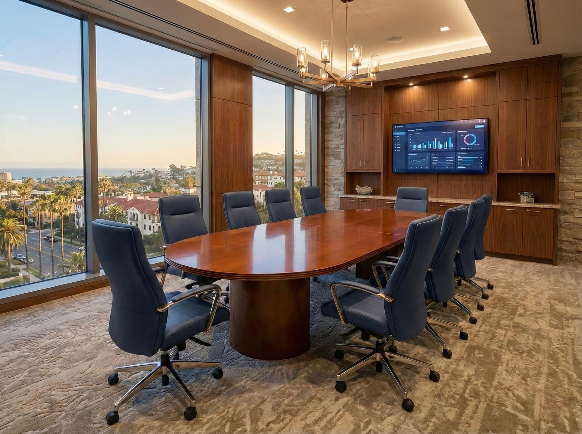 Conference Table + 10 Luxury Chairs