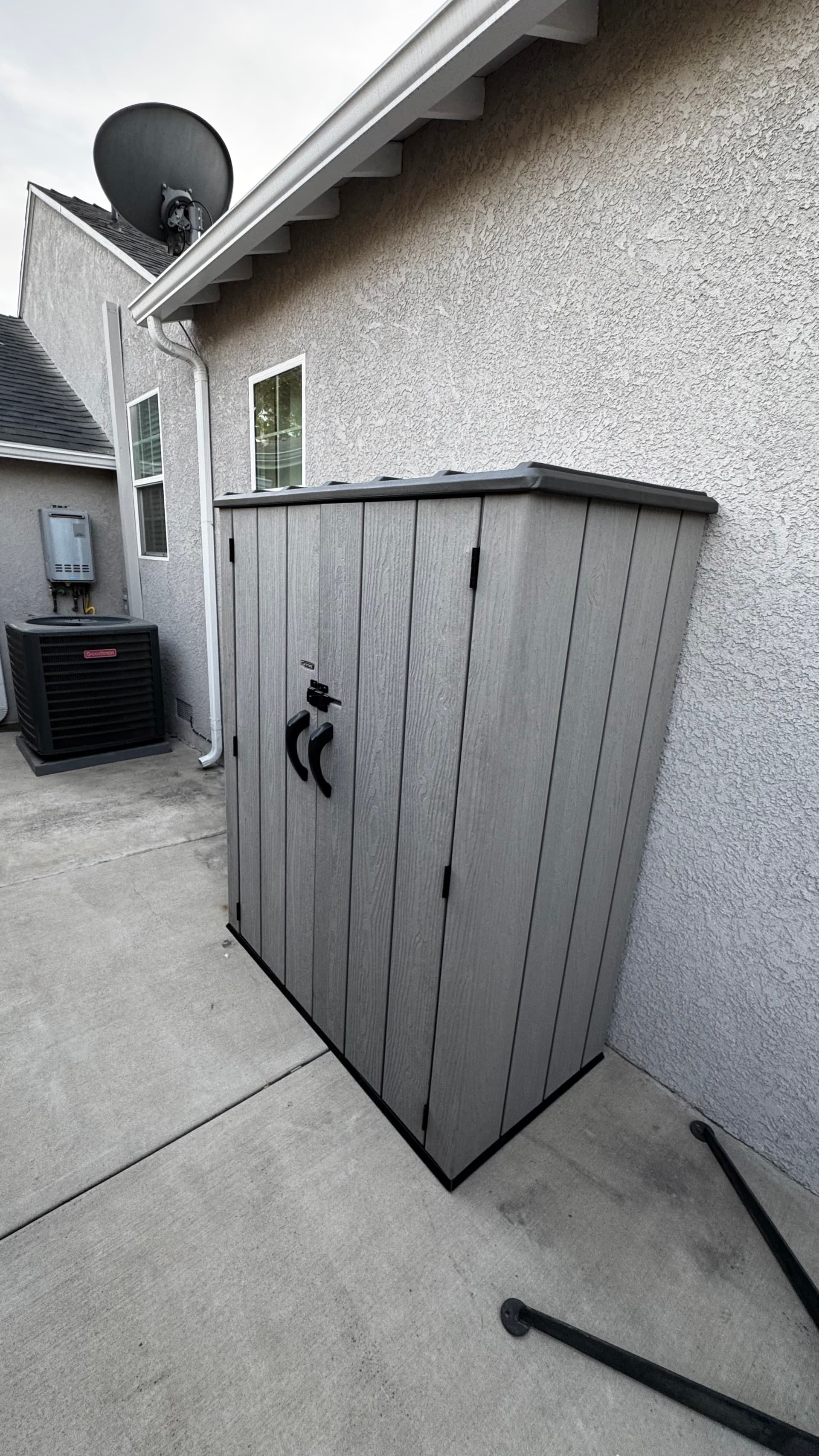 6'x3' Tool Shed — Compact Storage