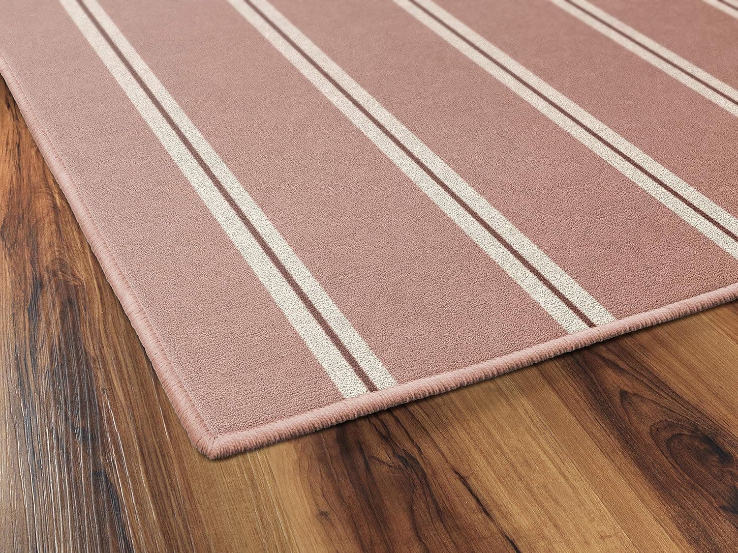 Brumlow Mills Vertical Stripes Traditional Print Pattern Indoor Area Rug, Perfect for Living Room Decor, Dining, Kitchen Rugs, Bedroom or Entryway Rug, 5' x 8', Terra Cotta image 5