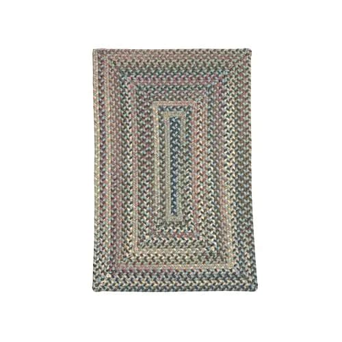 Colonial Mills Durban Braided Multi - Federal Blue 8x11