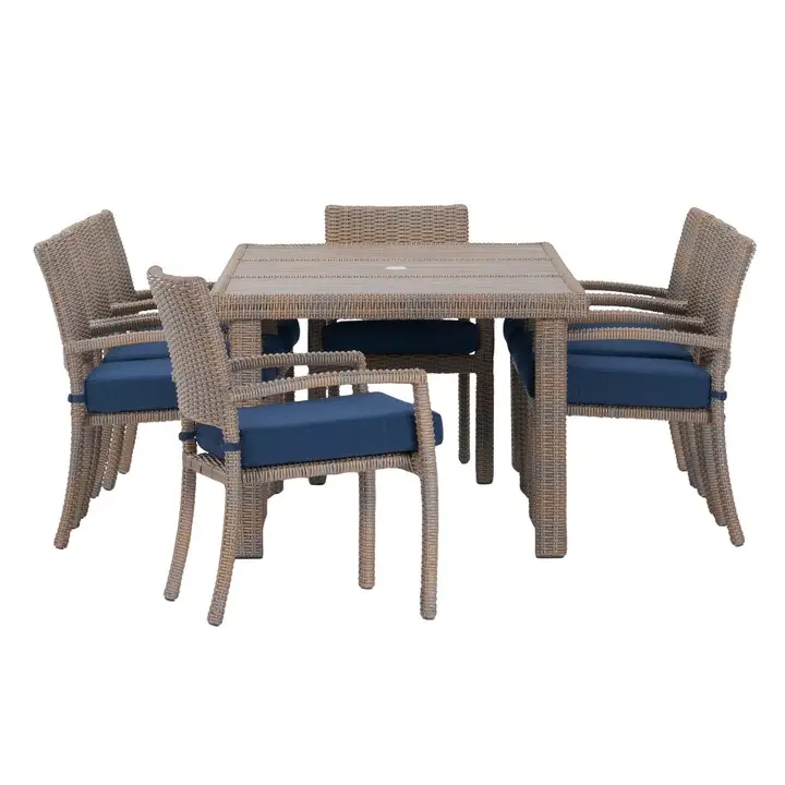 Portofino Repose 19 Piece Sunbrella Outdoor Estate Collection - Laguna Blue image 4
