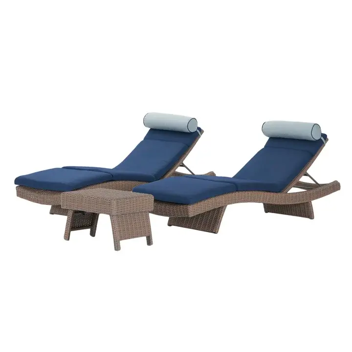 Portofino Repose 19 Piece Sunbrella Outdoor Estate Collection - Laguna Blue image 5