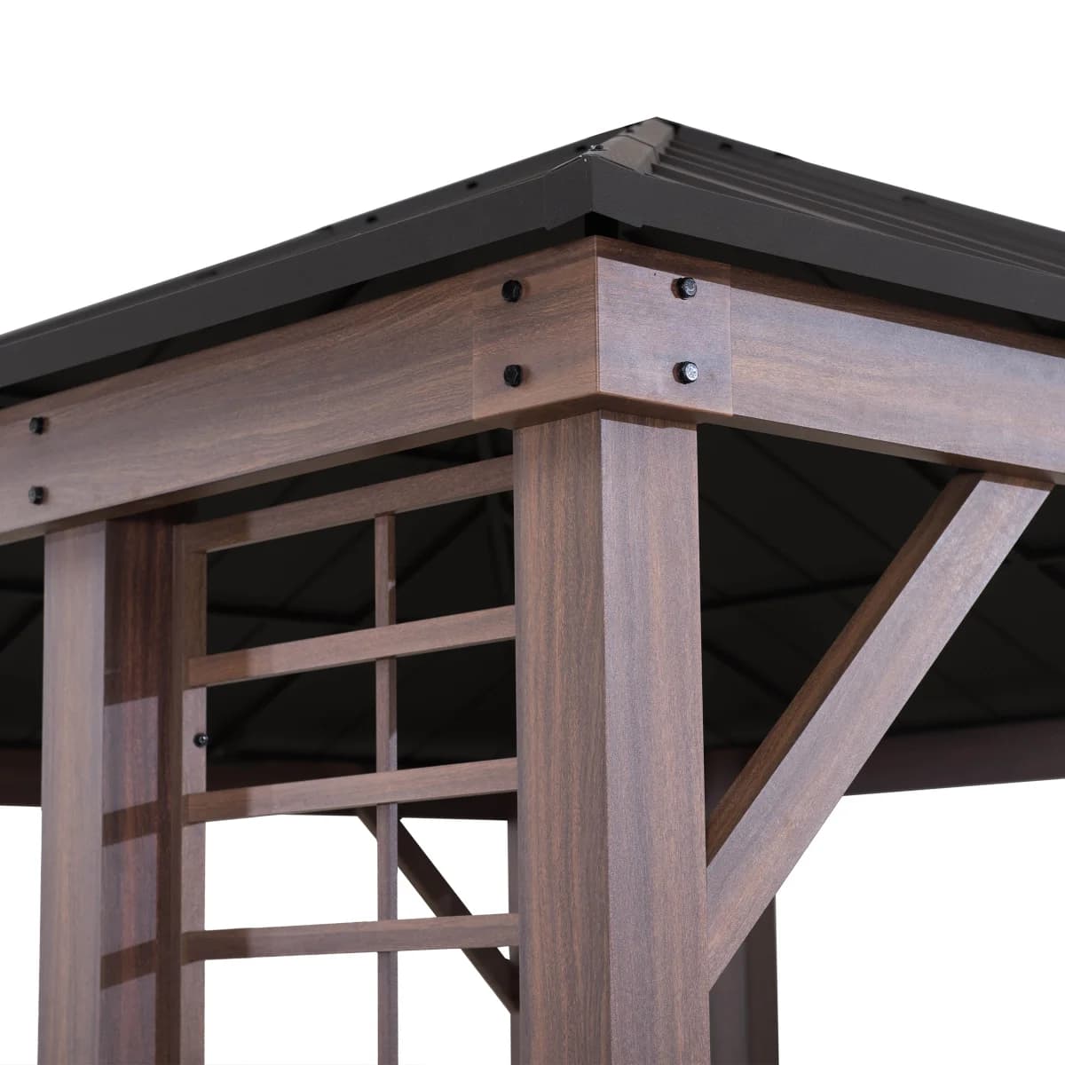 Sunjoy 13.3' x 14.8' Wilmington Hardtop Gazebo image 4