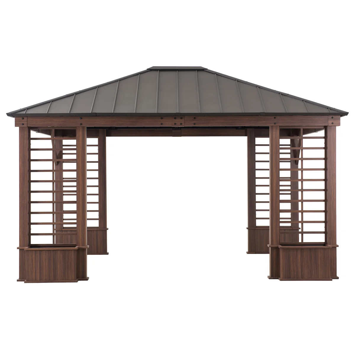 Sunjoy 13.3' x 14.8' Wilmington Hardtop Gazebo image 7