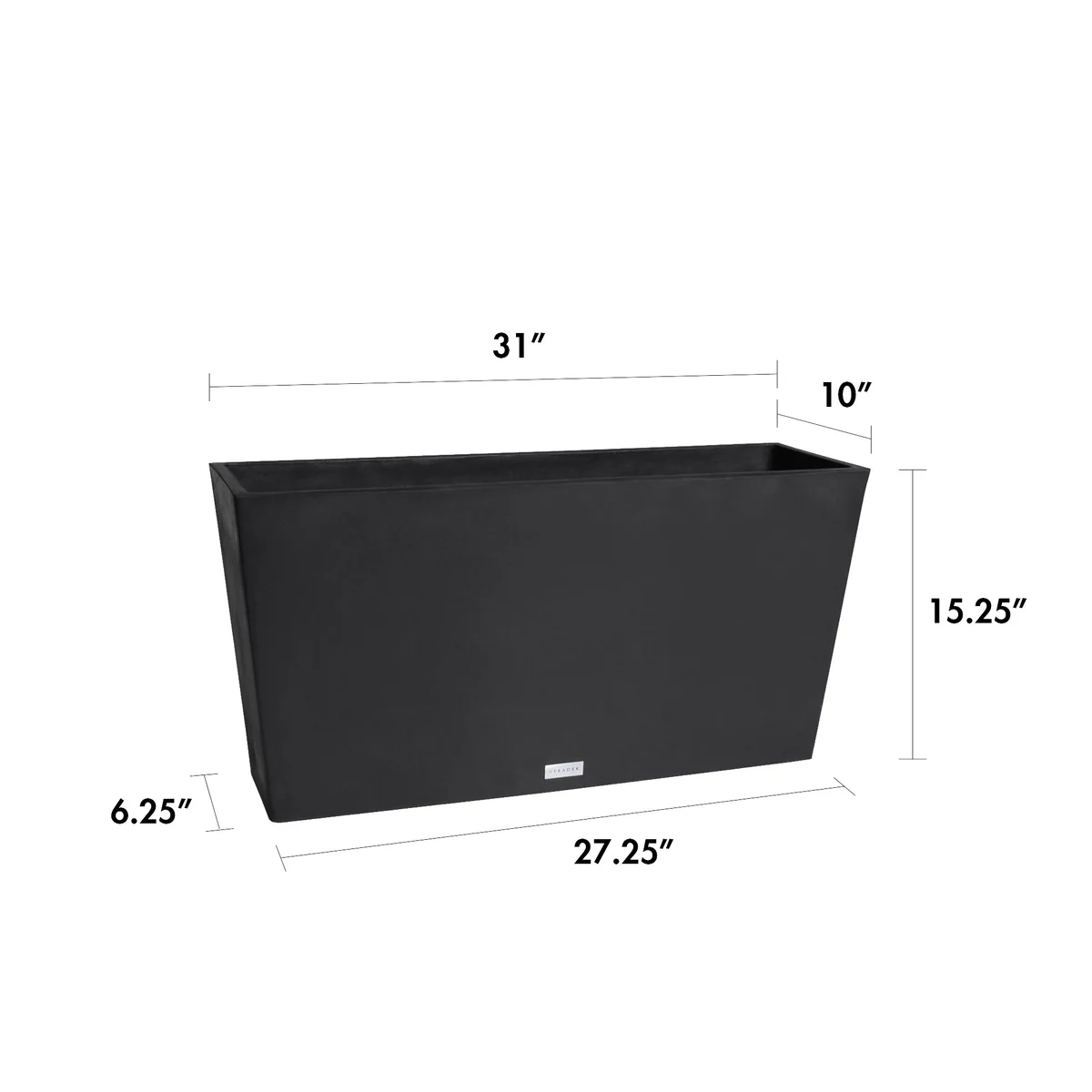 31" Trough Planter by Veradek, 2-pack image 6