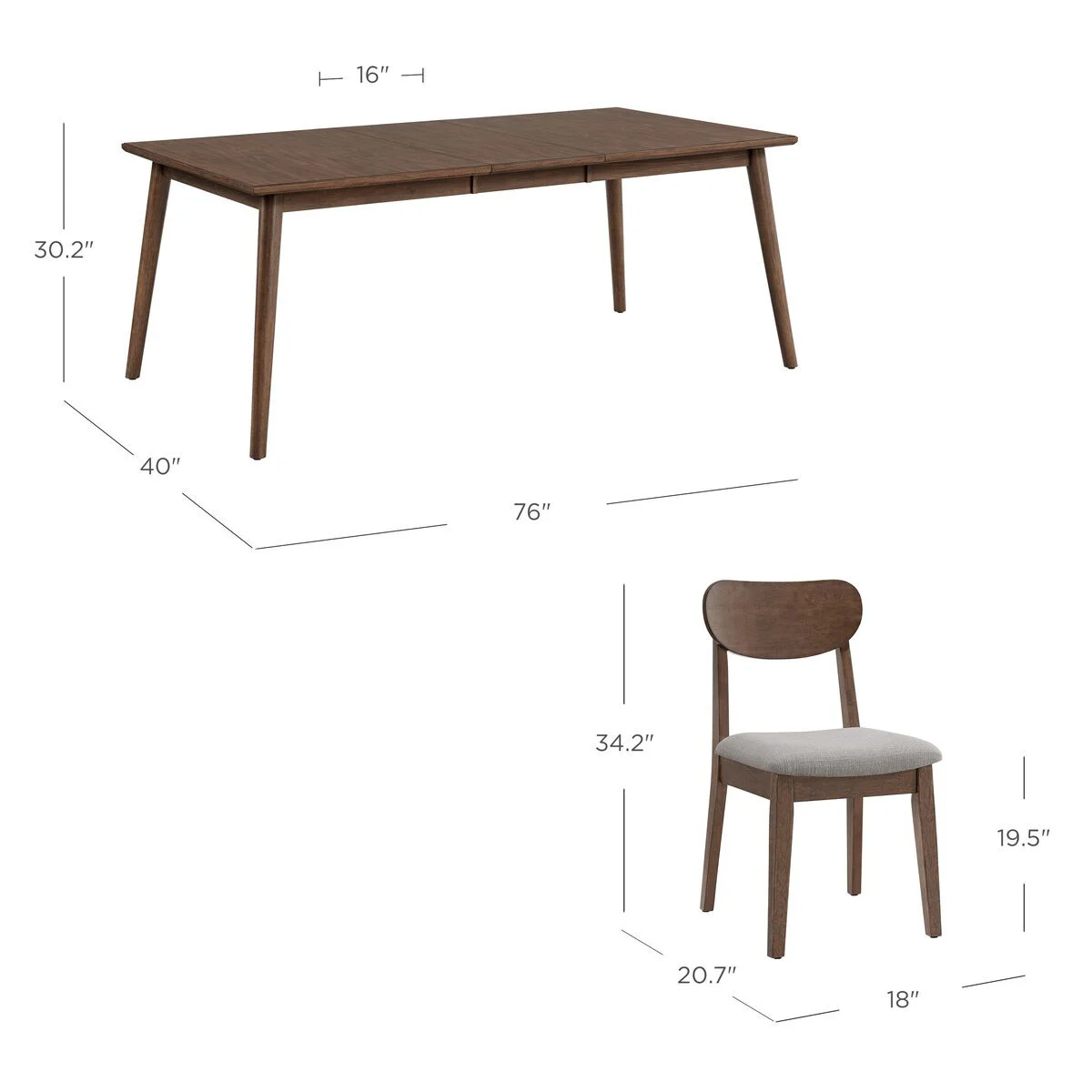 Palm Bay 7-piece Dining Table Set image 2