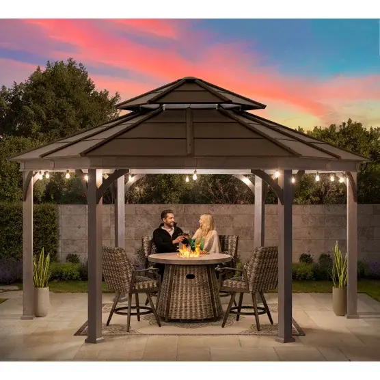Sunjoy Ashland Hexagonal Gazebo, 18 ft. x 18 ft. image 2