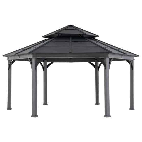 Sunjoy Ashland Hexagonal Gazebo, 18 ft. x 18 ft. image 3