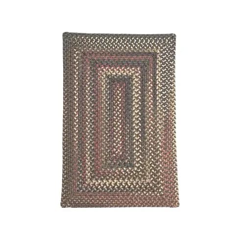 Colonial Mills Durban Braided Multi - Ash Grey 8x11