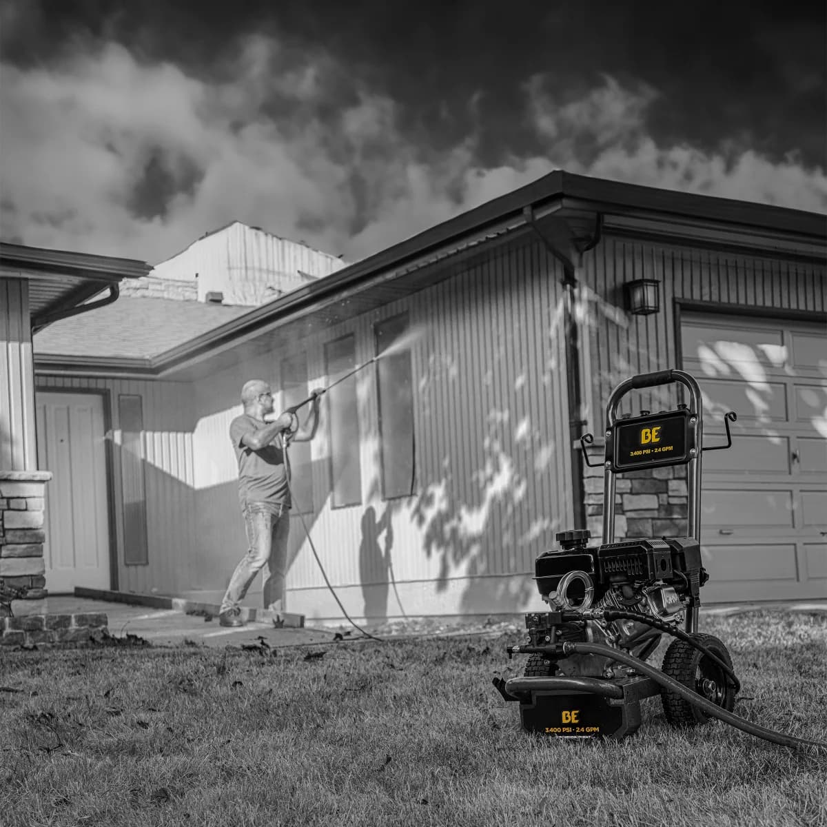 BE Power 3400 PSI 2.4 GPM Gas Pressure Washer image 7