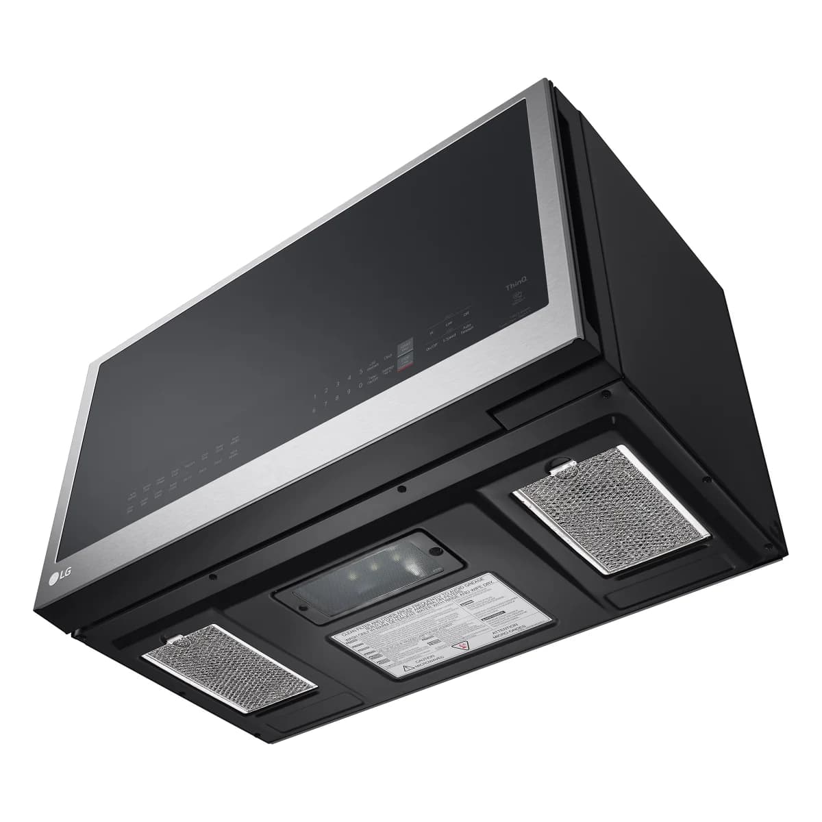 LG 1.7 Cu. Ft. Smart Over-the-Range Convection Microwave with Air Fry (MHEC1737F) image 3