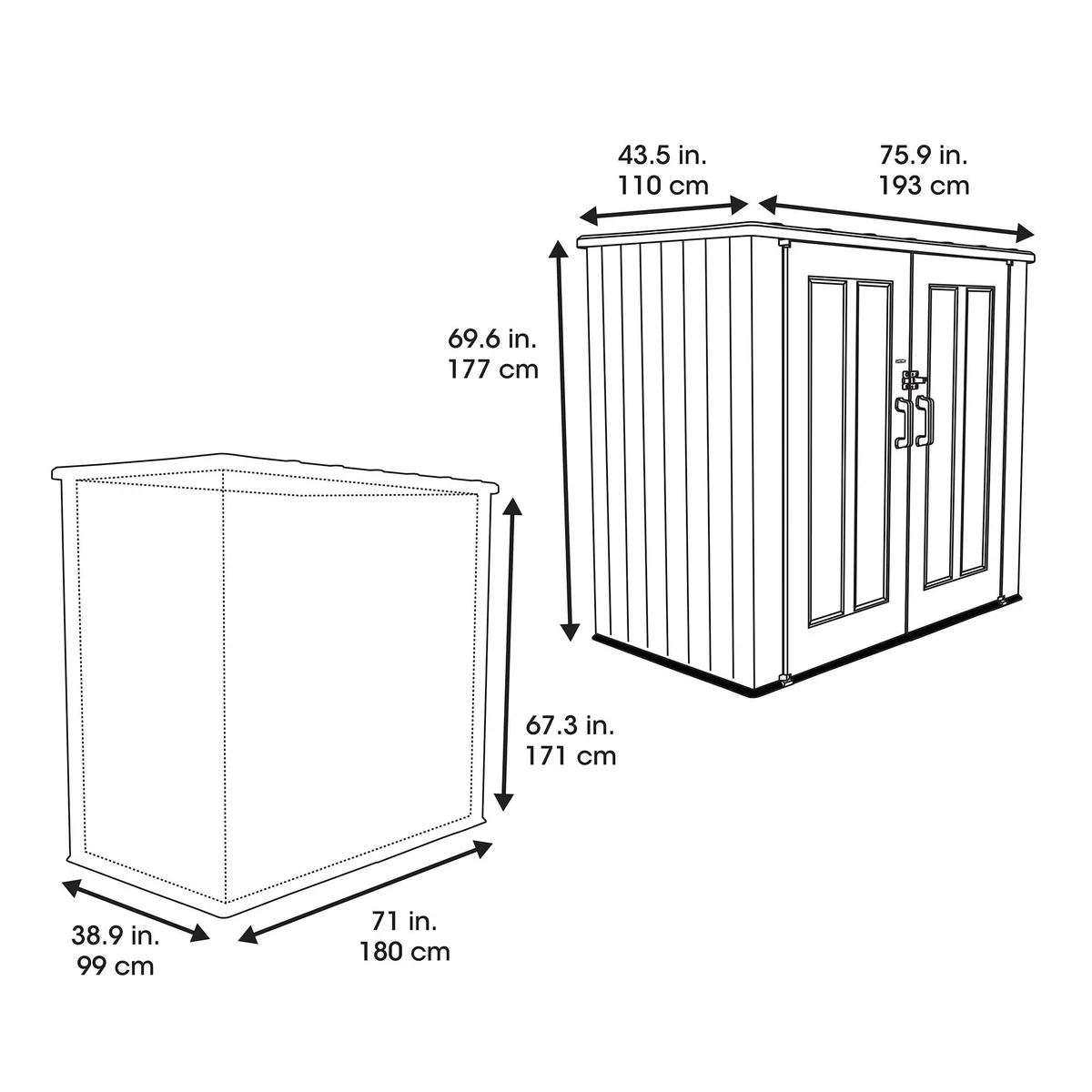 Lifetime Utility Shed 6'x'4' image 5