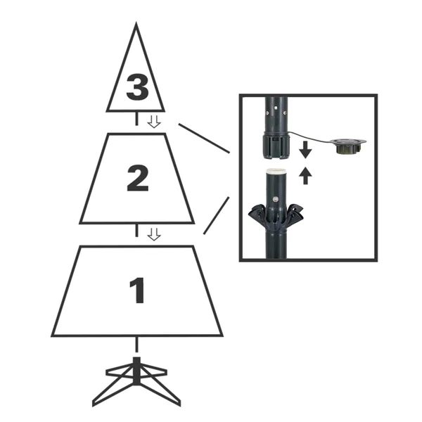 7.5ft Twinkly LED Christmas Tree with App Control image 4
