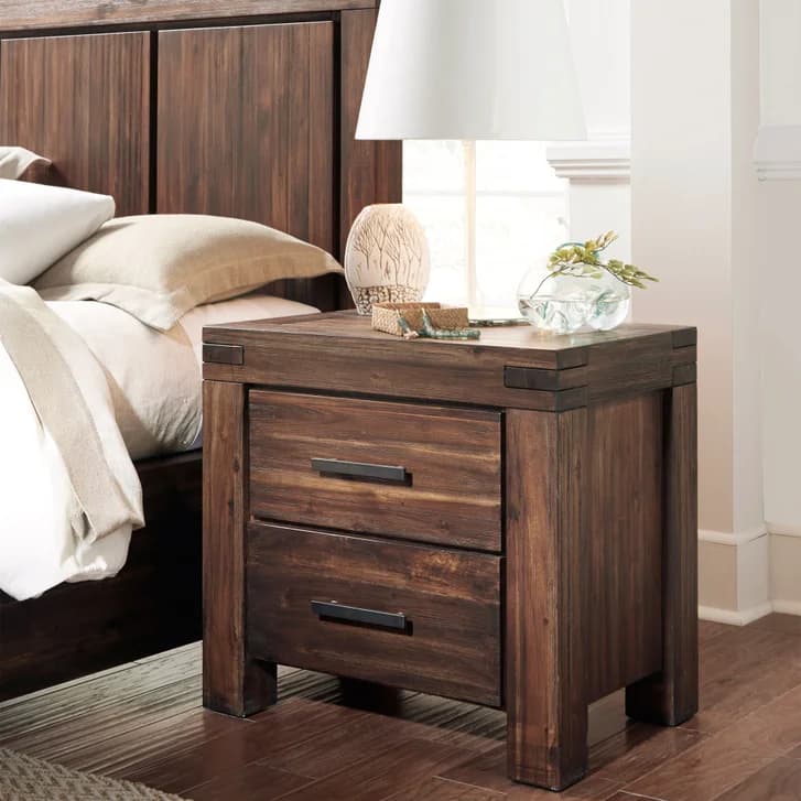 Mellina King Bedroom Collection in Brown, 5 Piece Set image 3