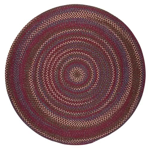 Colonial Mills Naples Round - Burgundy 15x15