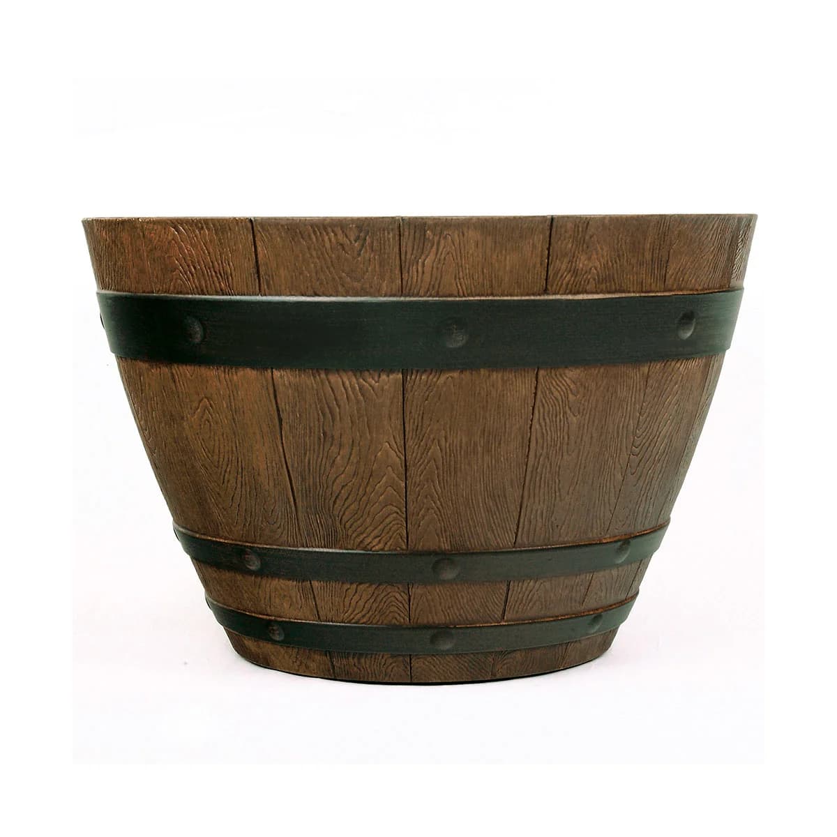 22.25" Woodford Barrel Planter, 2-pack image 3