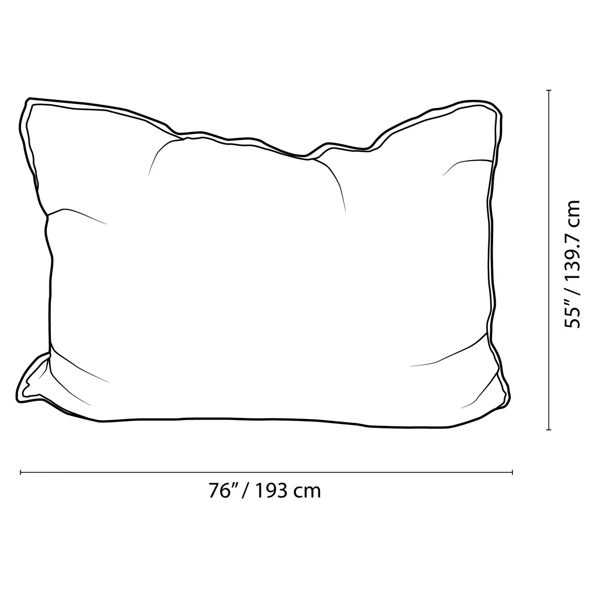 Lounge & Co Crash Foam Pillow image 7