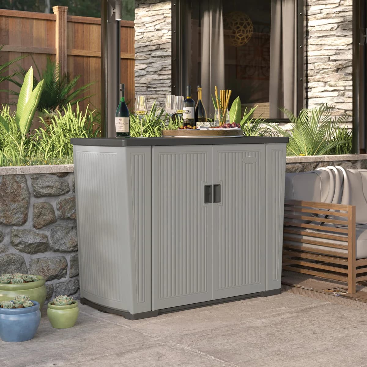 Suncast Cabana Outdoor Storage Shed image 15