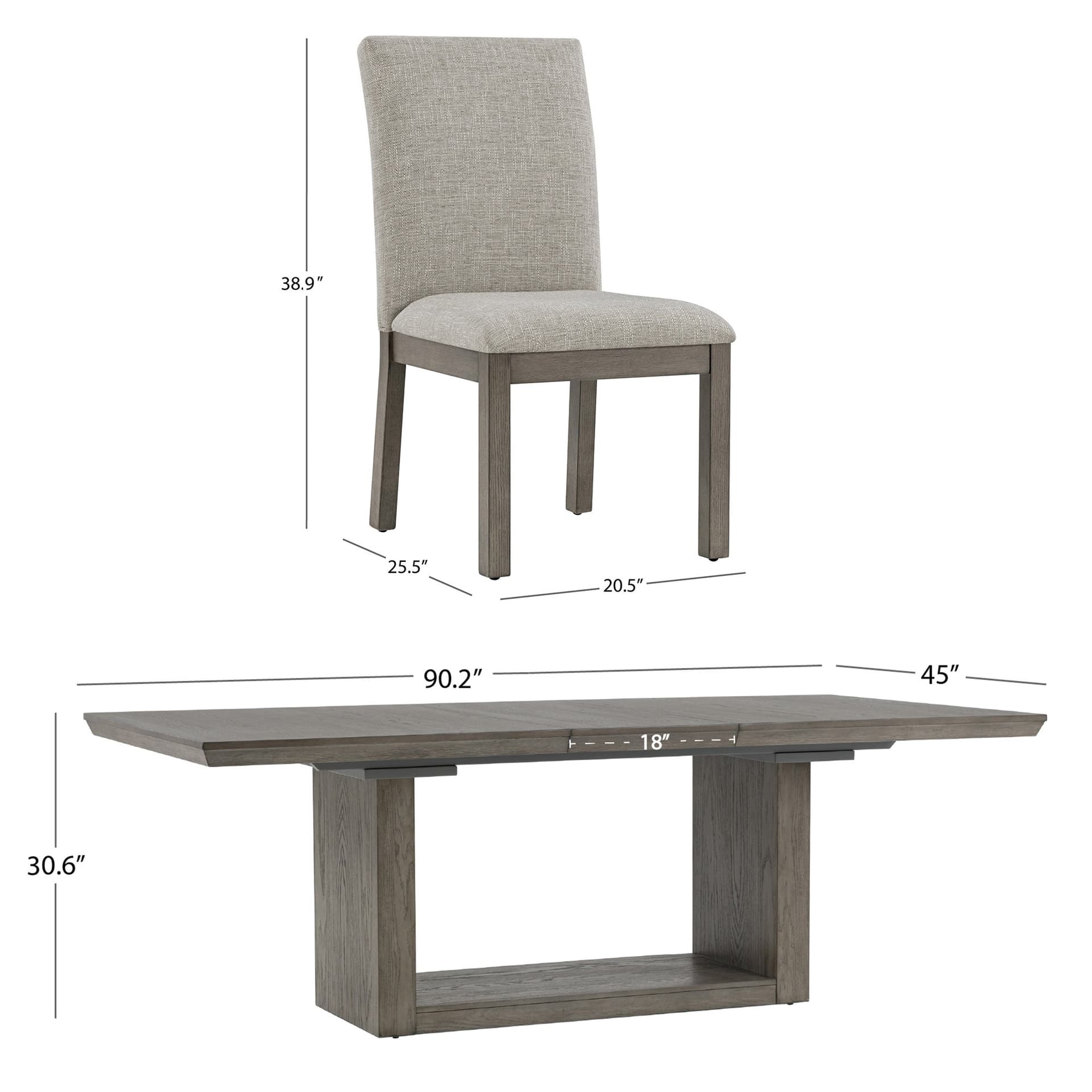 Goodwin Dining Table and 6 Chairs image 4