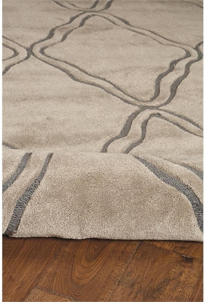 Linon Trio Natural Fiber Rugs, 5 x 7, Gray image 5