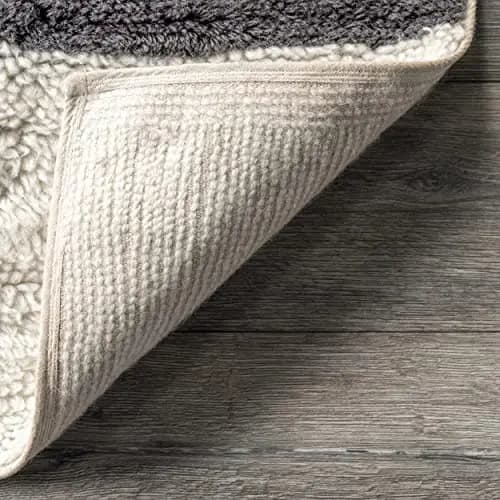 Rugs USA Striped Wool Machine Washable Area Rug, 2'6" x 8', Ivory image 5