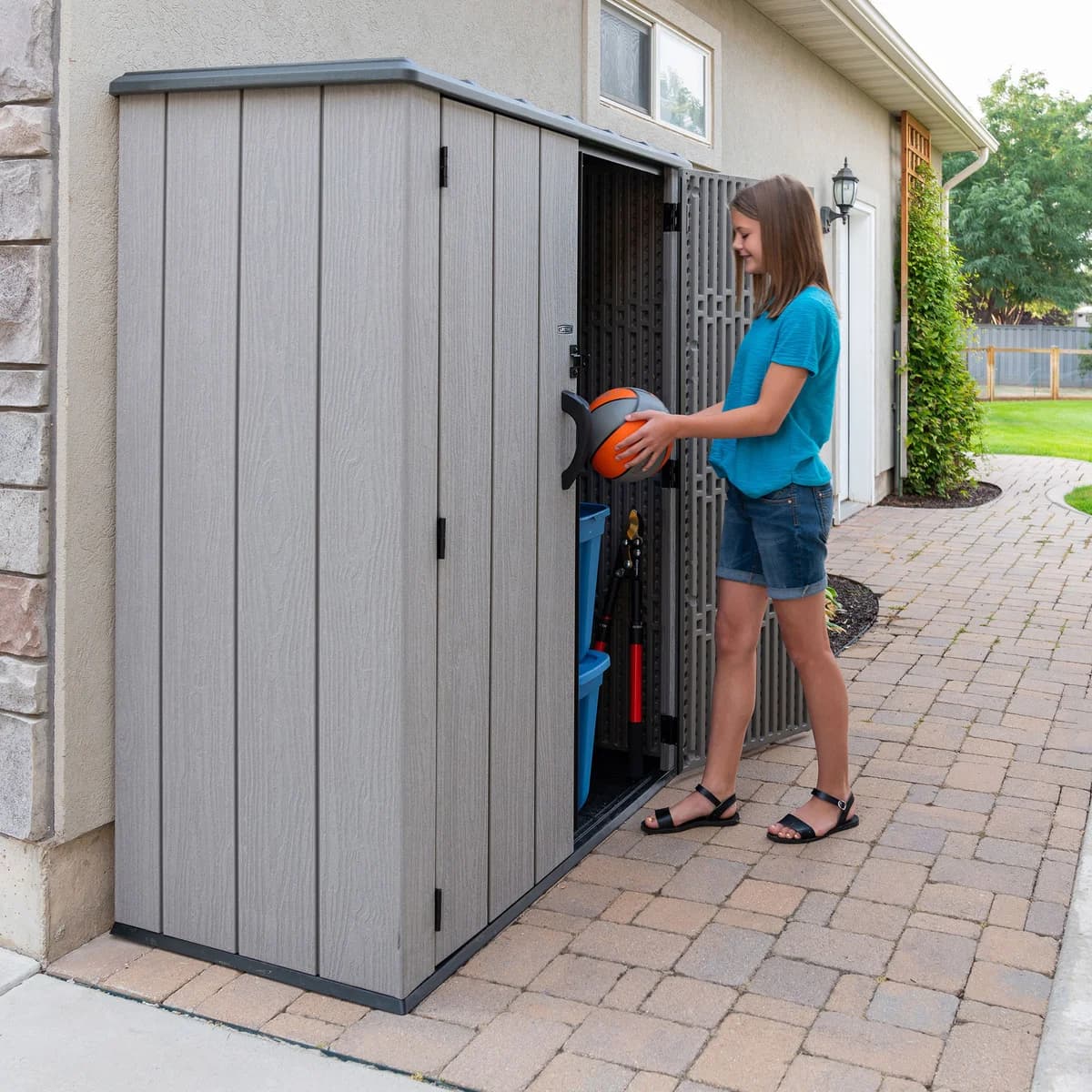 Lifetime Vertical Storage Shed image 6