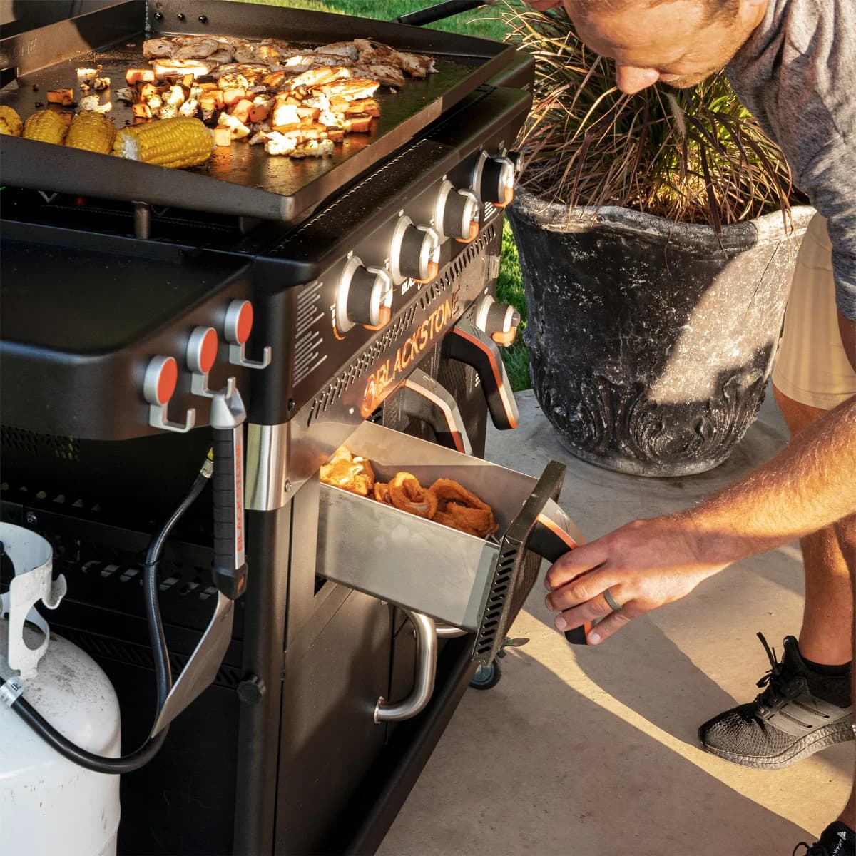 Blackstone 36" Cabinet Griddle with Air Fryer & Cover