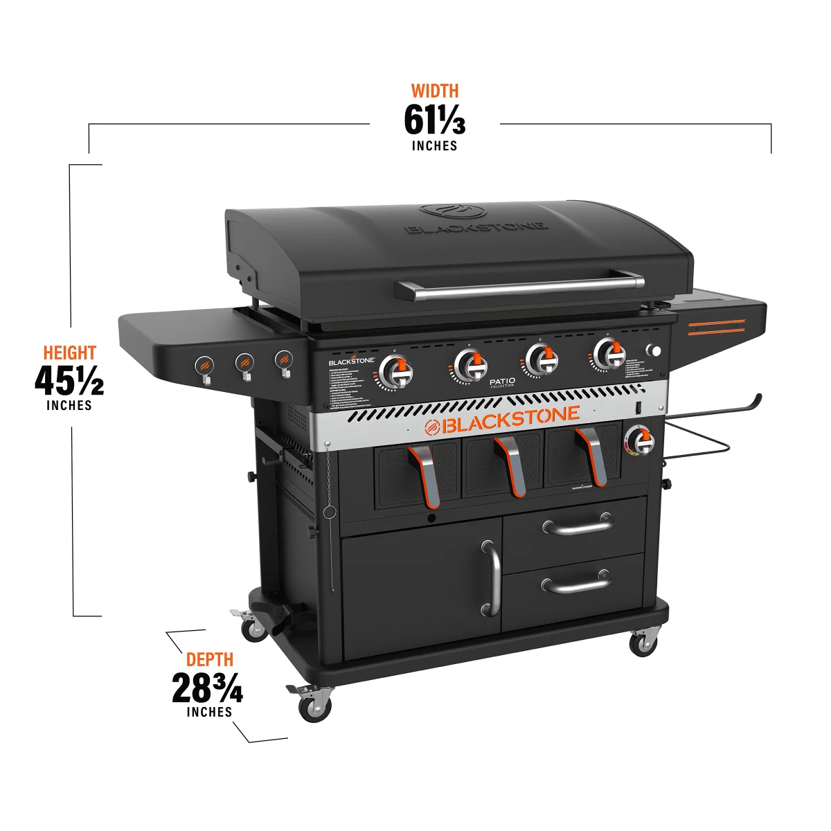 Blackstone 36" Cabinet Griddle with Air Fryer & Cover