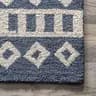 nuLOOM Meadow Hand Tufted Wool Tribal Geometric Area Rug, 4x6, Blue image 6