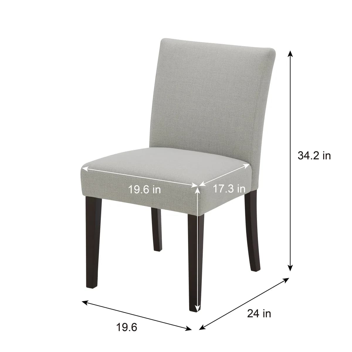 Denning Fabric Dining Chair, Set of 2 image 2