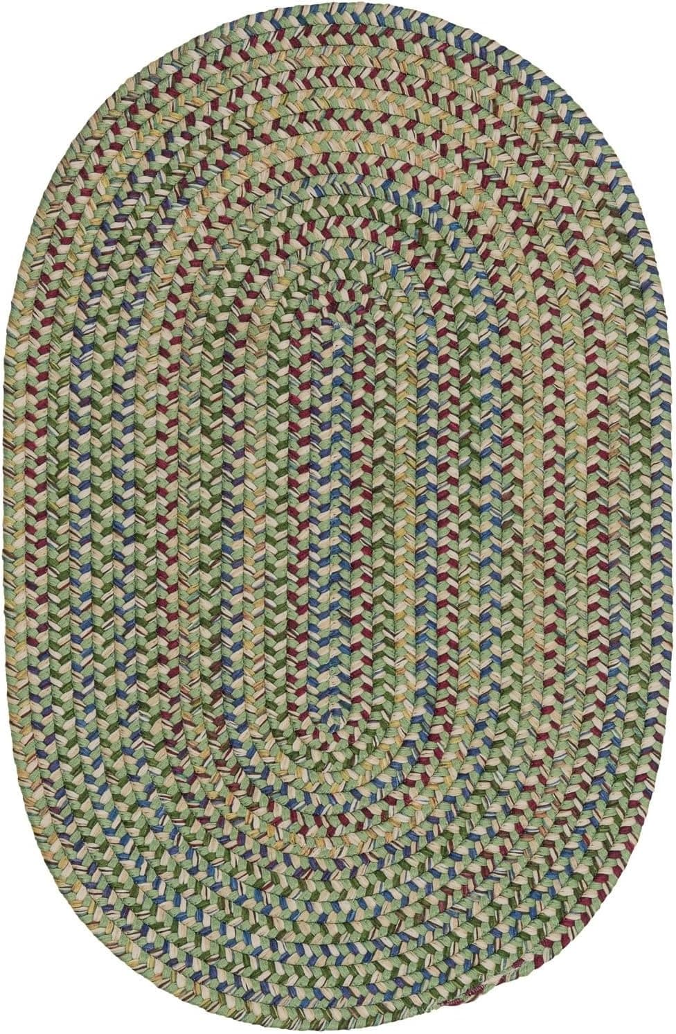 Colonial Mills Naples Oval - Moss Green 7x10 image 3