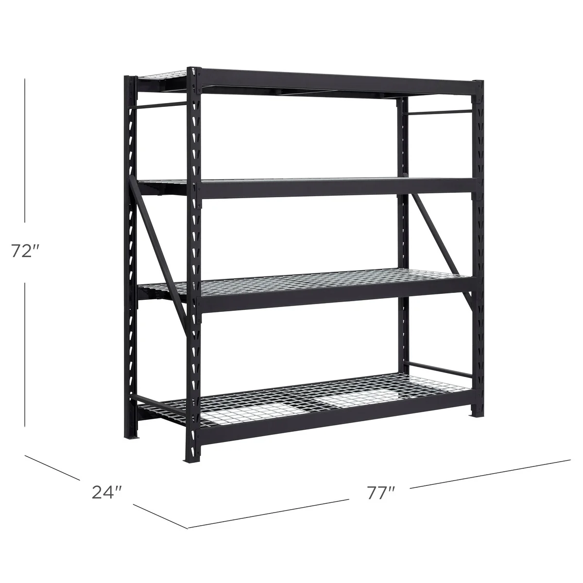 Gorilla Rack Industrial Shelving — 77” x 24” x 72" image 2