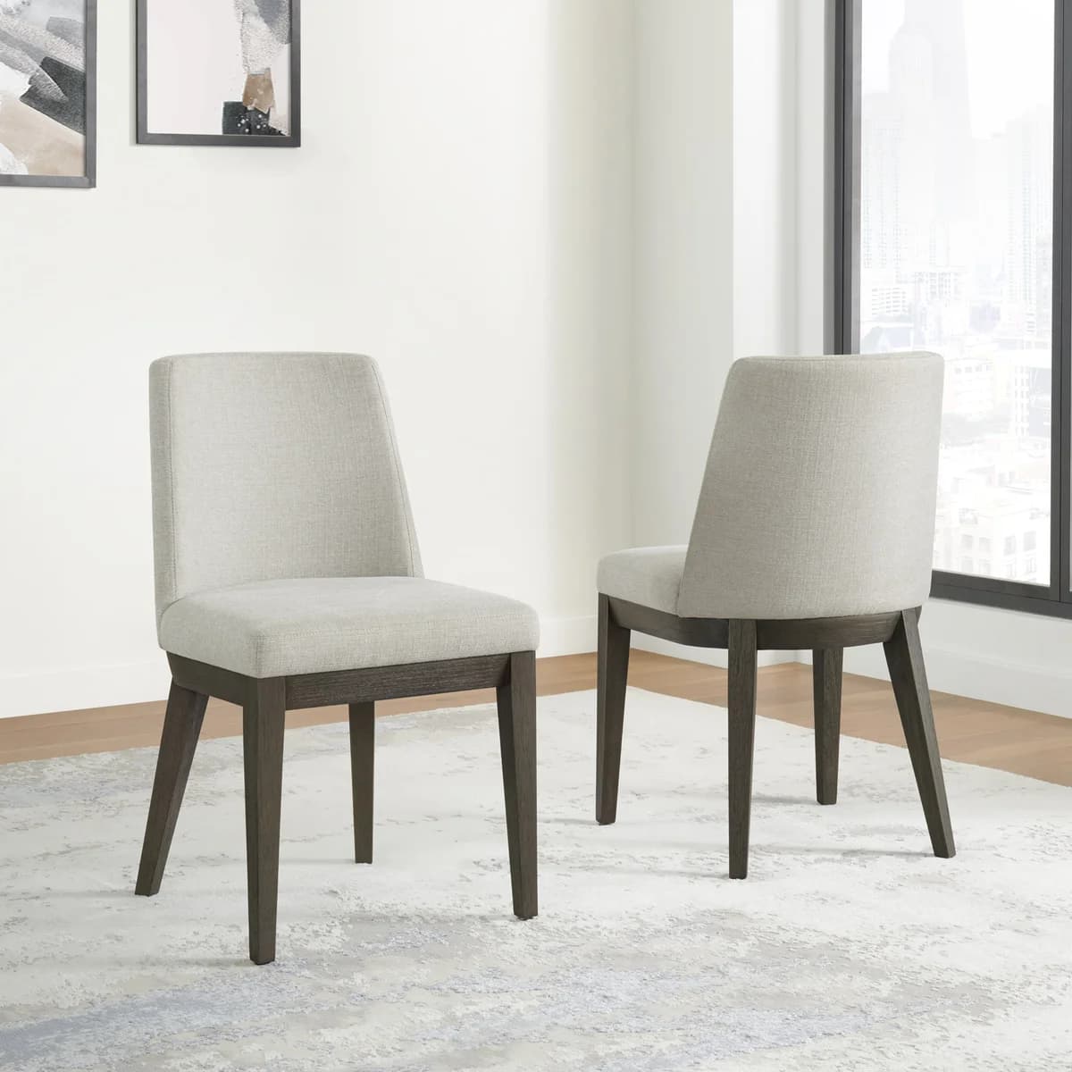 Veneto Extendable Wood Dining Table Set for 6 image 6