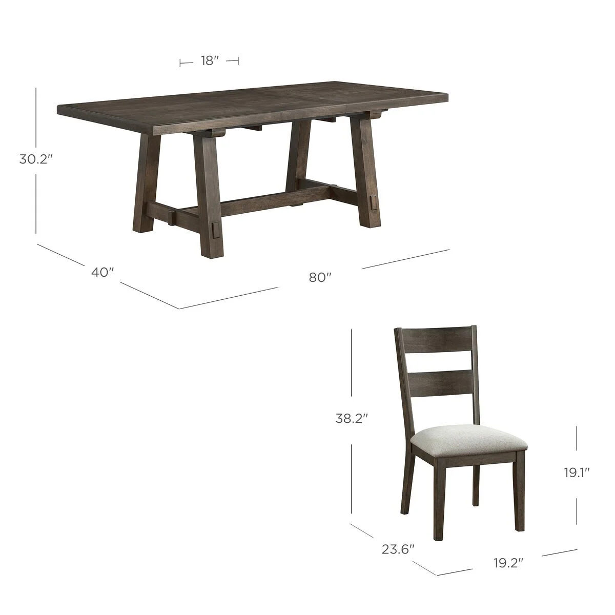 Brinley 7-piece Dining Table Set image 3