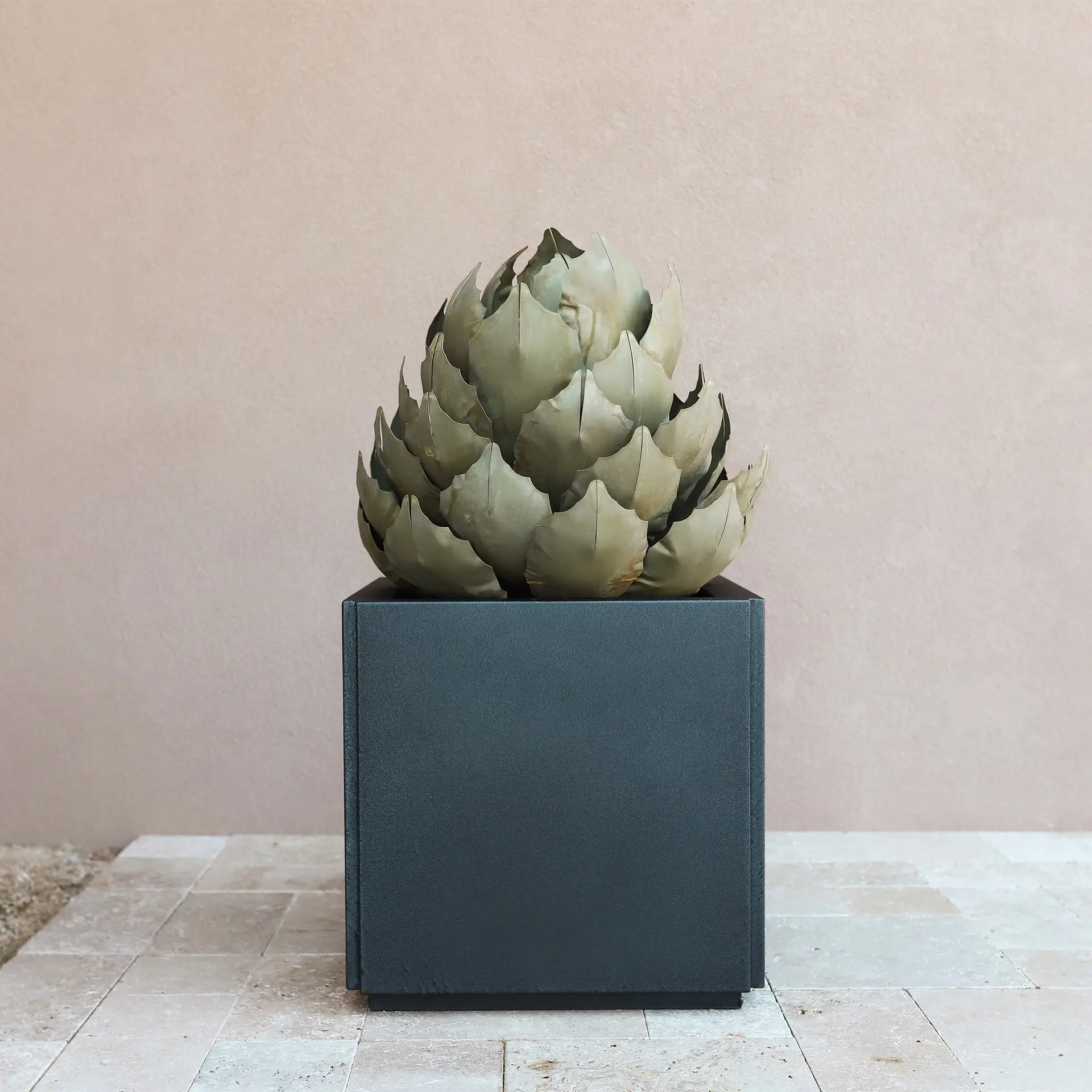 Artichoke Agave Sculpture by Desert Steel image 3