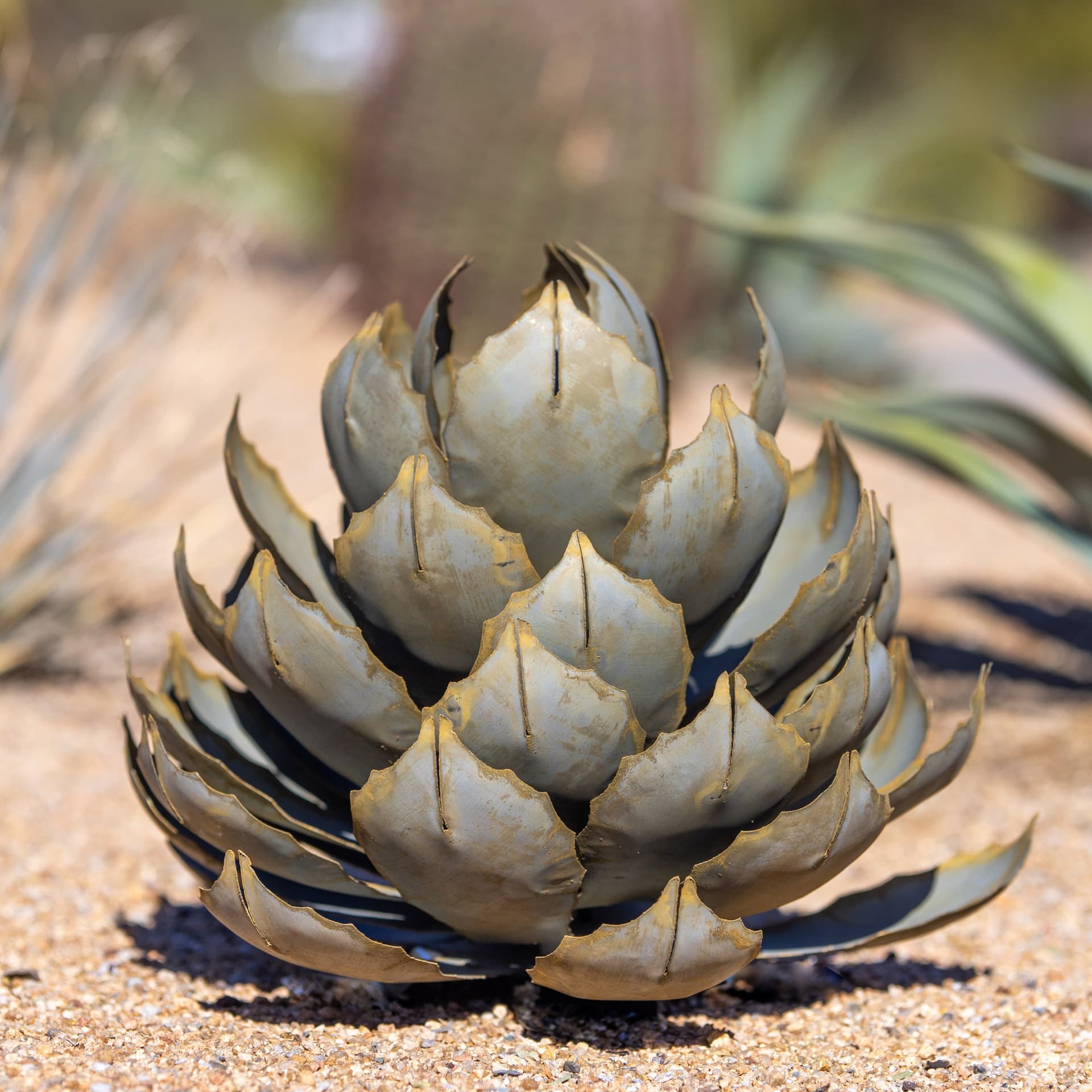 Artichoke Agave Sculpture by Desert Steel image 4