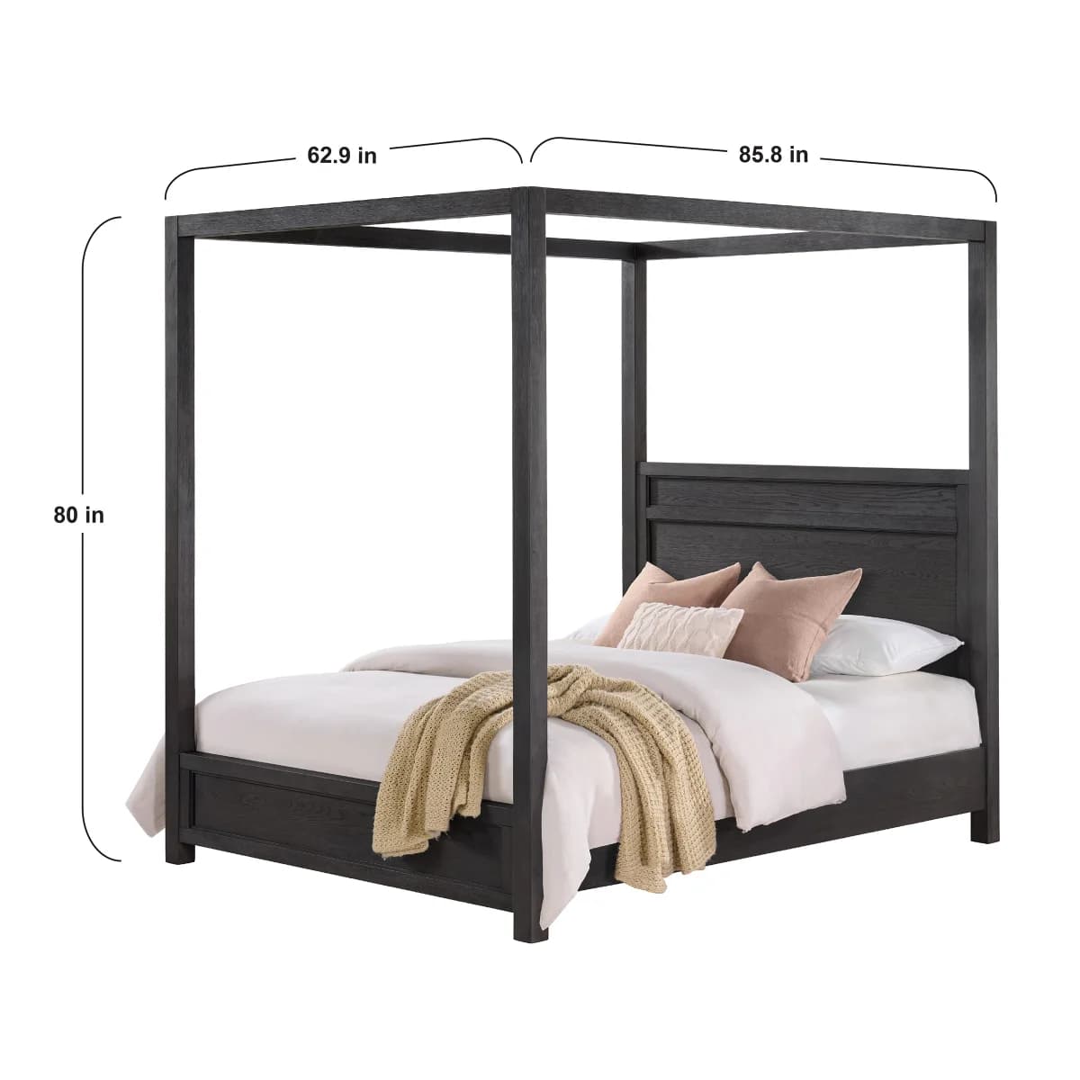 Bellevue Canopy Bed, Queen image 3