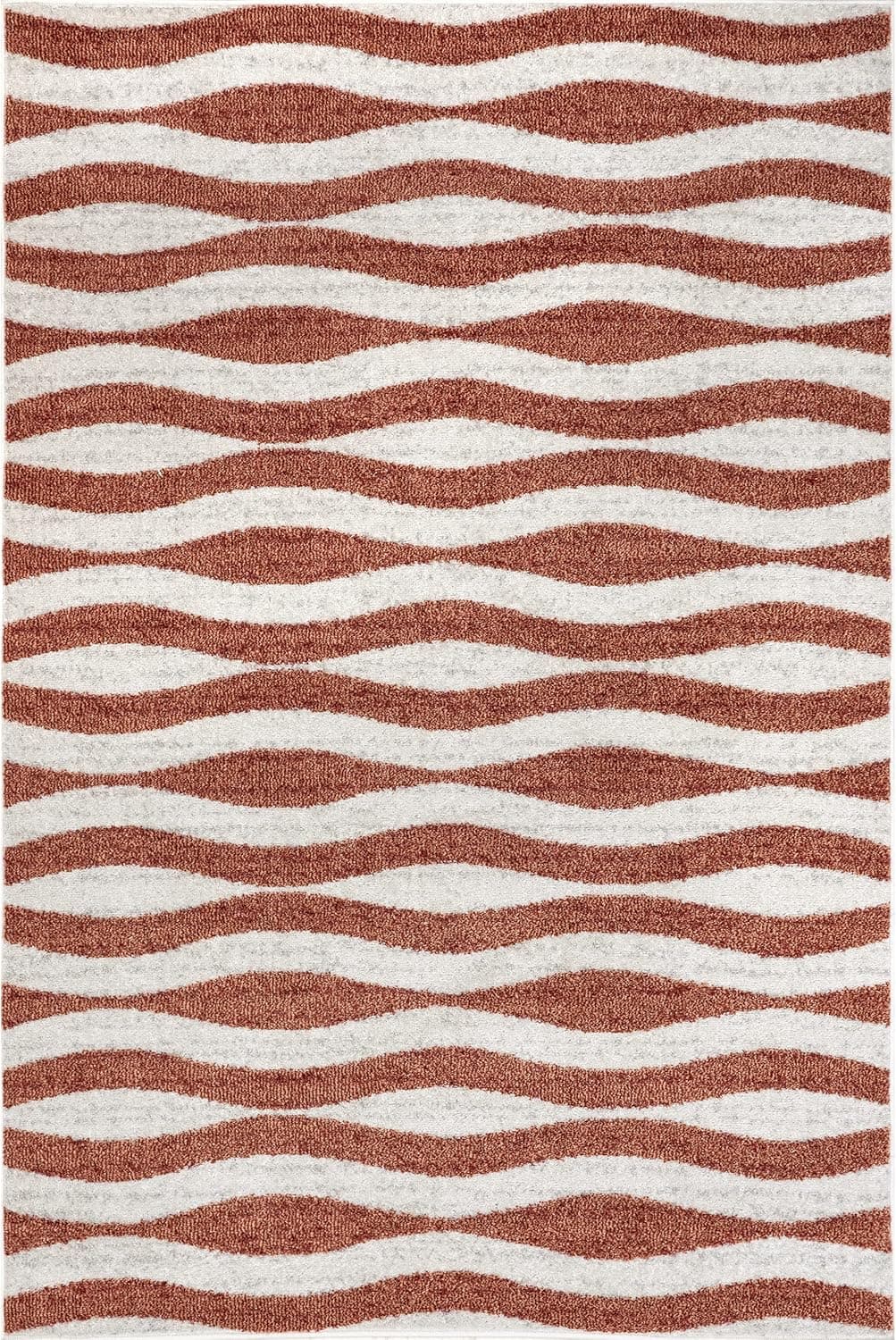 nuLOOM Tristan Contemporary Waves Area Rug, 5x8, Pink image 3