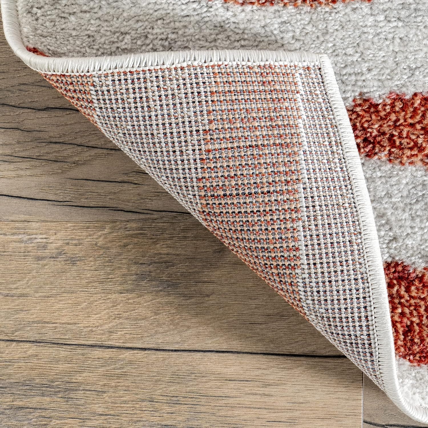 nuLOOM Tristan Contemporary Waves Area Rug, 5x8, Pink image 4