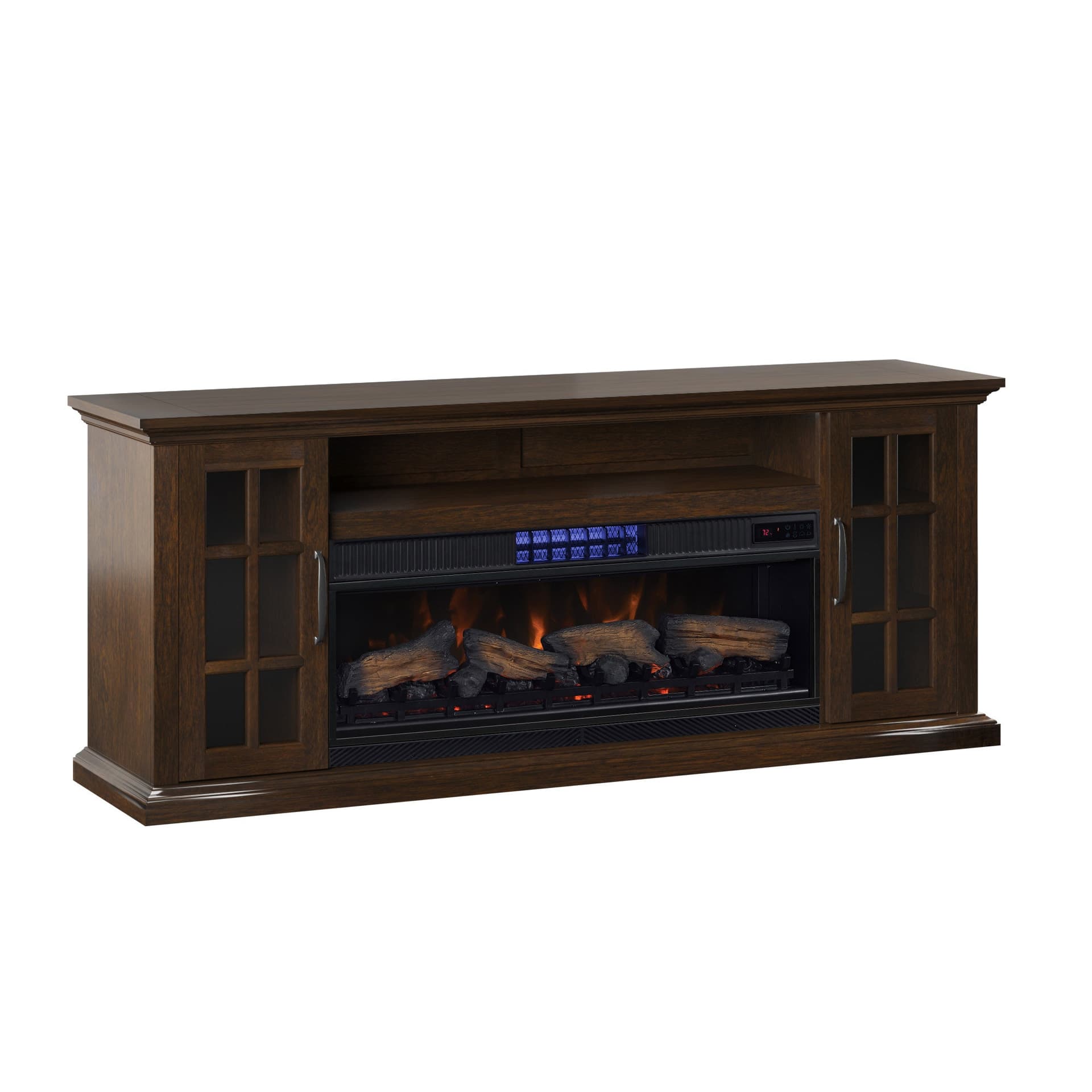 Tresanti Mayson TV Console with ClassicFlame CoolGlow 2-in-1 Electric Fireplace and Fan image 3