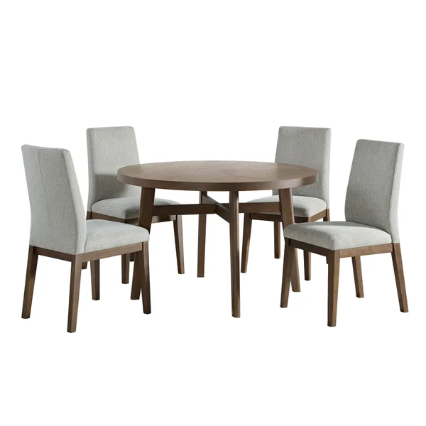 Brooklyn 48" Round Dining Table and 4 Chairs image 3