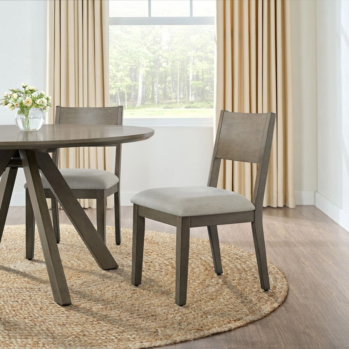 Gavin Lane 54" Round Dining Table and 4 Chairs image 5
