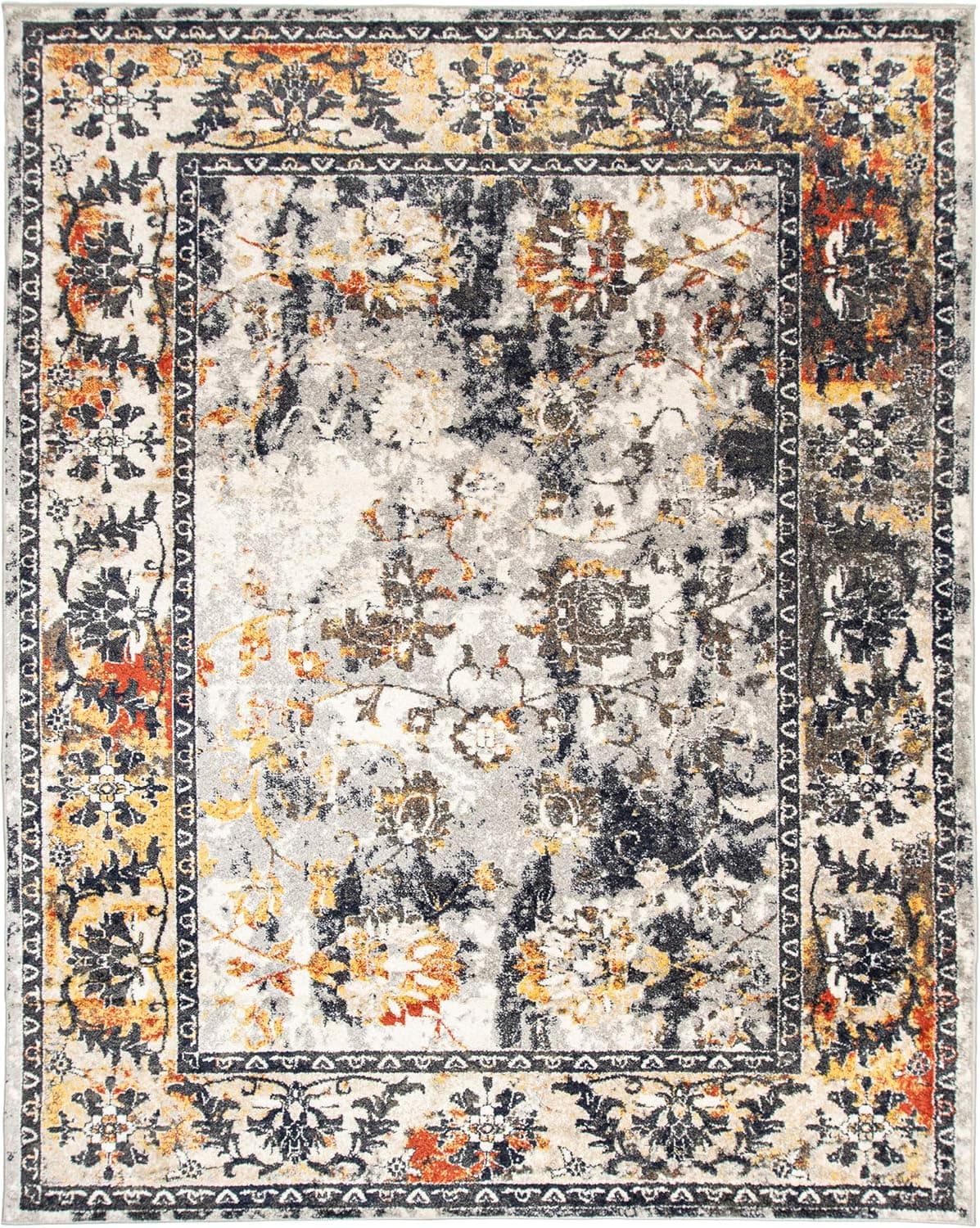 Superior Azusa Indoor Area Rug, Charcoal, 7' 10" x 10' image 3
