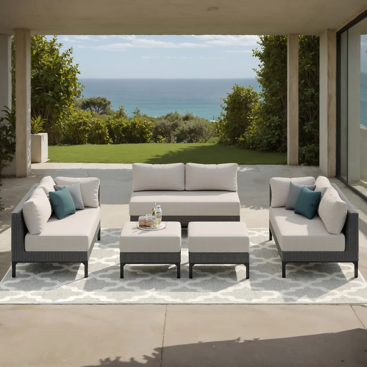 Sirio Aberdeen 5 Piece in Beige image 4