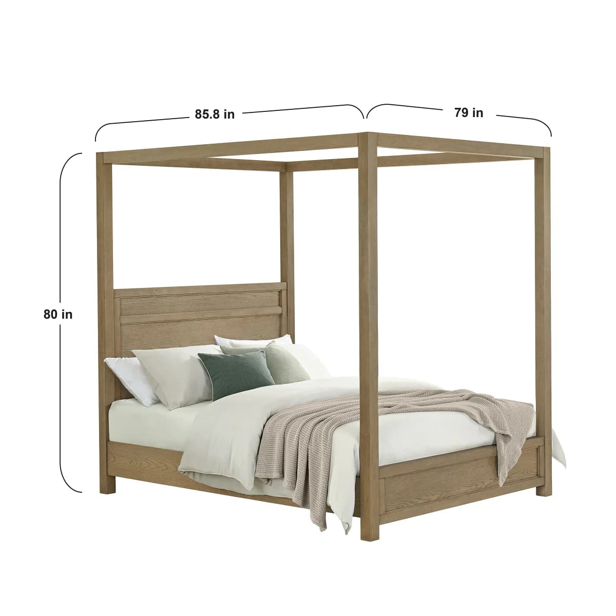 Oaklynn Canopy Bed, Queen image 2