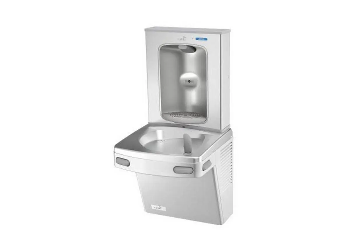 VersaCooler II Filtered Bottle Filling Station with Single Water Cooler in Greystone image 2
