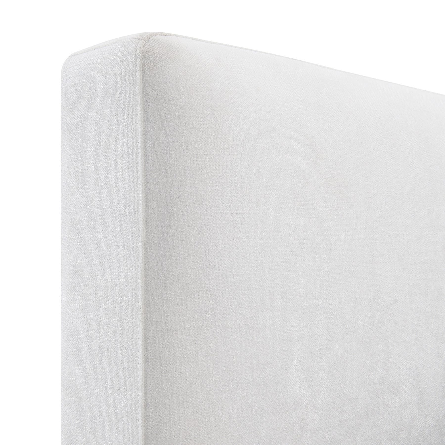 Mindy Upholstered Bed Frame Low Profile Platform, Queen image 6